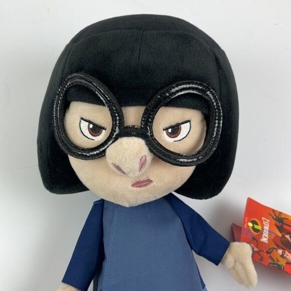 Edna Mode 12 inch Incredibles Disney Store Plush NWT Pixar stuffed toy - Picture 2 of 11